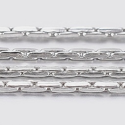 [CHS-K007-03A] Chaîne INOX argenté, cardano, 0.8x0.8mm