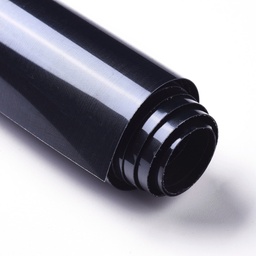 [DIY-WH0156-95D] Rouleau de thermocollant noir pour tissu, 20x100cm