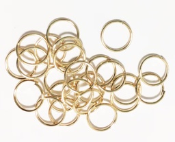 [JR07ORF] Anneau simple ouvert en alliage, doré, 7x0,7mm