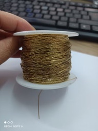 [CHS-L017-13A-G03] Chaîne INOX cardano doré, placage ionique, 0,5mm, au mètre