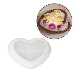 [PW-WG142CC-01] Moule en silicone, coeur, 153x181x25mm, unité