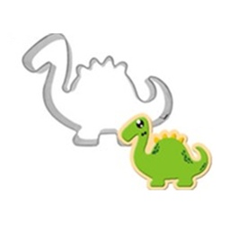 [DIY-E012-04] Moule emporte-pièce en INOX, dinosaure, 53x88x17.5mm, unité
