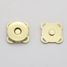 [X-PURS-PW0005-066A-G] Fermoir aimanté à coudre, couleur doré, 15mm
