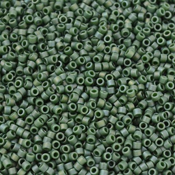 [X-SEED-J020-DB2312] Perles Miyuki delica 11/0 fiole d'env. 3gr VERT BASILIC MATE, DB2312