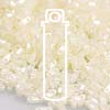 [QTL513-TB] Perles Miyuki tila 1/4 1.25mm tube d'env. 7,2g butter cream ceylon