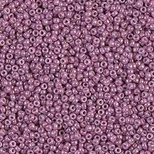 [11-91867-2TB] Perles Miyuki rocaille 11/0 tube d'env. 8,5g opaque dark orchid lust