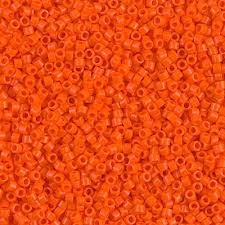 [MIY/DB722] Perles Miyuki delica 11/0 fiole d'env. 3gr ORANGE VIF BRILLANT DB722