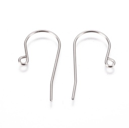 [F22729] Boucle d'oreille INOX, 27,5x13x0,8mm