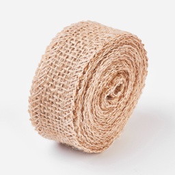 [8613] Rouleaux de jute naturelle 2.5cm x 3m