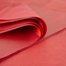 [4051271073565] Papier de soie, 5 feuilles de 50x70cm rouge