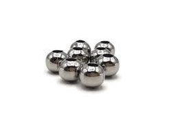 [393005] Cache noeud en laiton argenté, boule, 6x5 mm trou 2mm