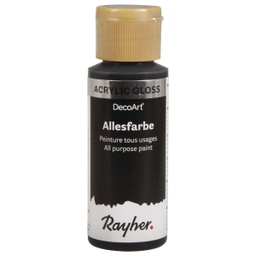 [38000576] Rayher / Peinture acrylique matt, noir, 59ml