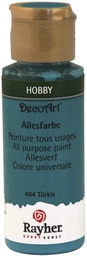 [38000404] Rayher / Peinture acrylique matt, turquoise, 59ml