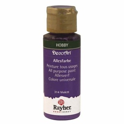 [38000314] Rayher / Peinture acrylique matt, violet, 59ml