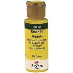 [38000160] Rayher / Peinture acrylique matt, citron, 59ml