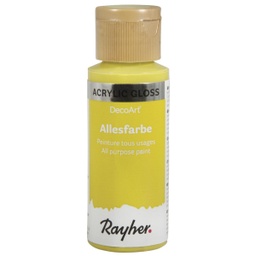 [38000164] Rayher / Peinture acrylique matt, jaune maïs, 59ml