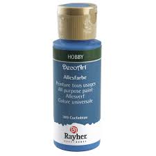 [38000389] Rayher / Peinture acrylique matt, bleu coelin, 59ml