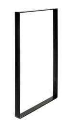 [SEMA3] Pied rectangle acier 4 mm, hauteur 30 cm, longueur 90 cm, épais. 7 cm