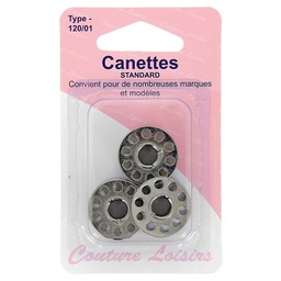 [H120.01] Canettes en métal universelles, Standart type 15K, x 3 pièces