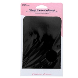 [9317385003511] Pièces thermocollantes noire 10x15cm  x 2 pièces